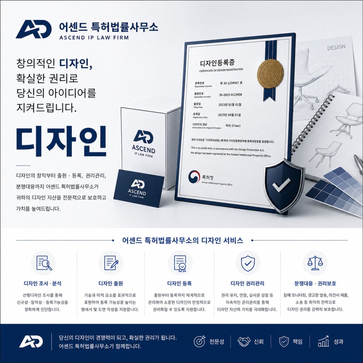 디자인 출원 및 등록
